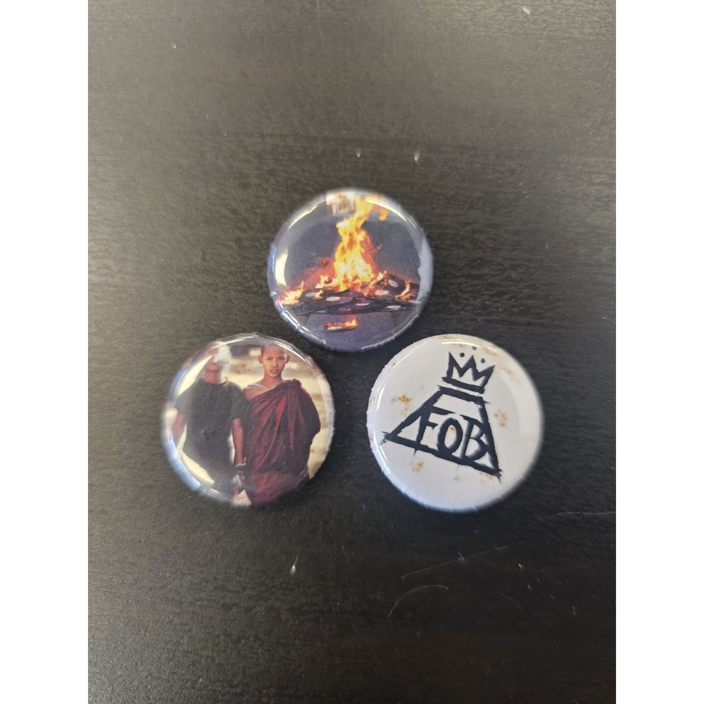 2013 Fall Out Boy Save Rock And Roll 3x Pin Pack From Preorder | Under Cork Tree